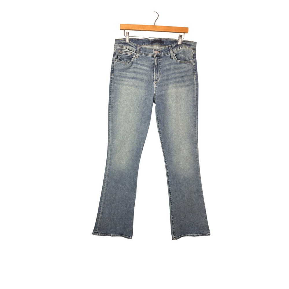 Joe's Jeans Womens Frankie Bootcut 32 Blue Boardwalk Mid Rise Stretch Classic